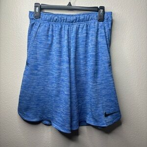 NIKE Men’s Blue Dri-Fit Shorts, Med, Athletic